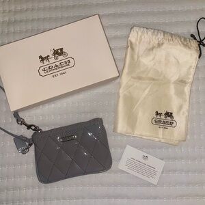 Coach  Quilted Wristlet